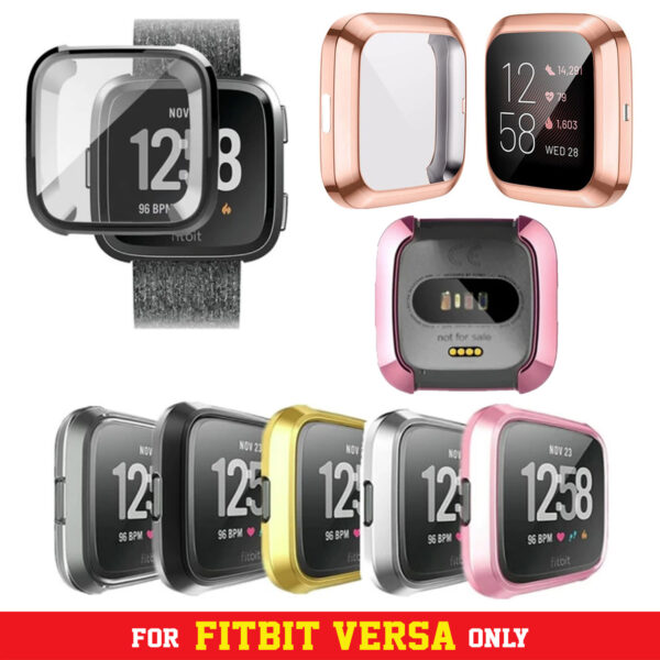 Fitbit Versa Full Screen Protective Case Covers