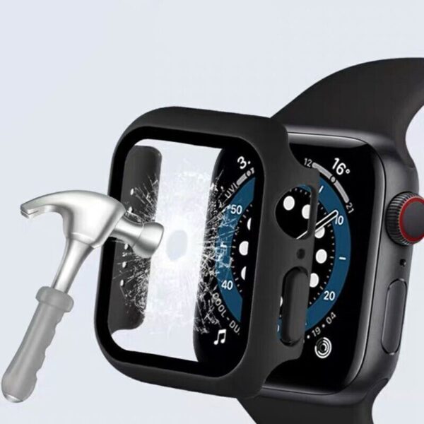 Apple Watch iWatch Series SE 8 7 6 5 4 3 Case Full Glass Cover 38 40 41 42 44 45 - Image 7