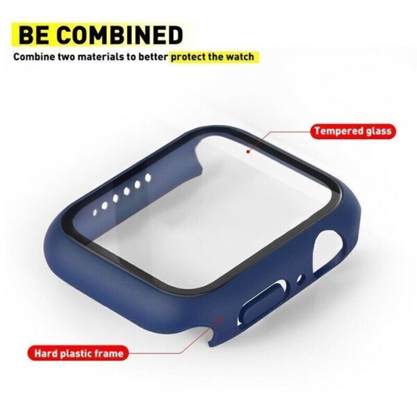 Apple Watch iWatch Series SE 8 7 6 5 4 3 Case Full Glass Cover 38 40 41 42 44 45 - Image 8