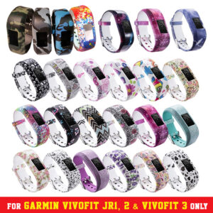 Garmin Vivofit JR 1, 2, Vivofit 3 Printed Replacement Bands