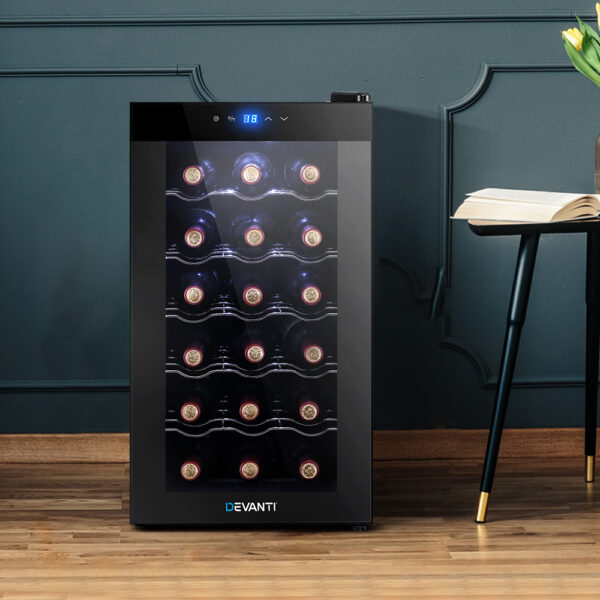 Devanti Wine Cooler Fridge 18 Bottles - Image 8