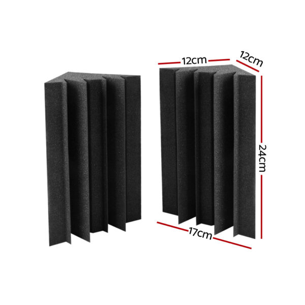 Alpha Acoustic Foam 40pcs Corner Bass Trap Sound Absorption Proofing Treatment - Image 2